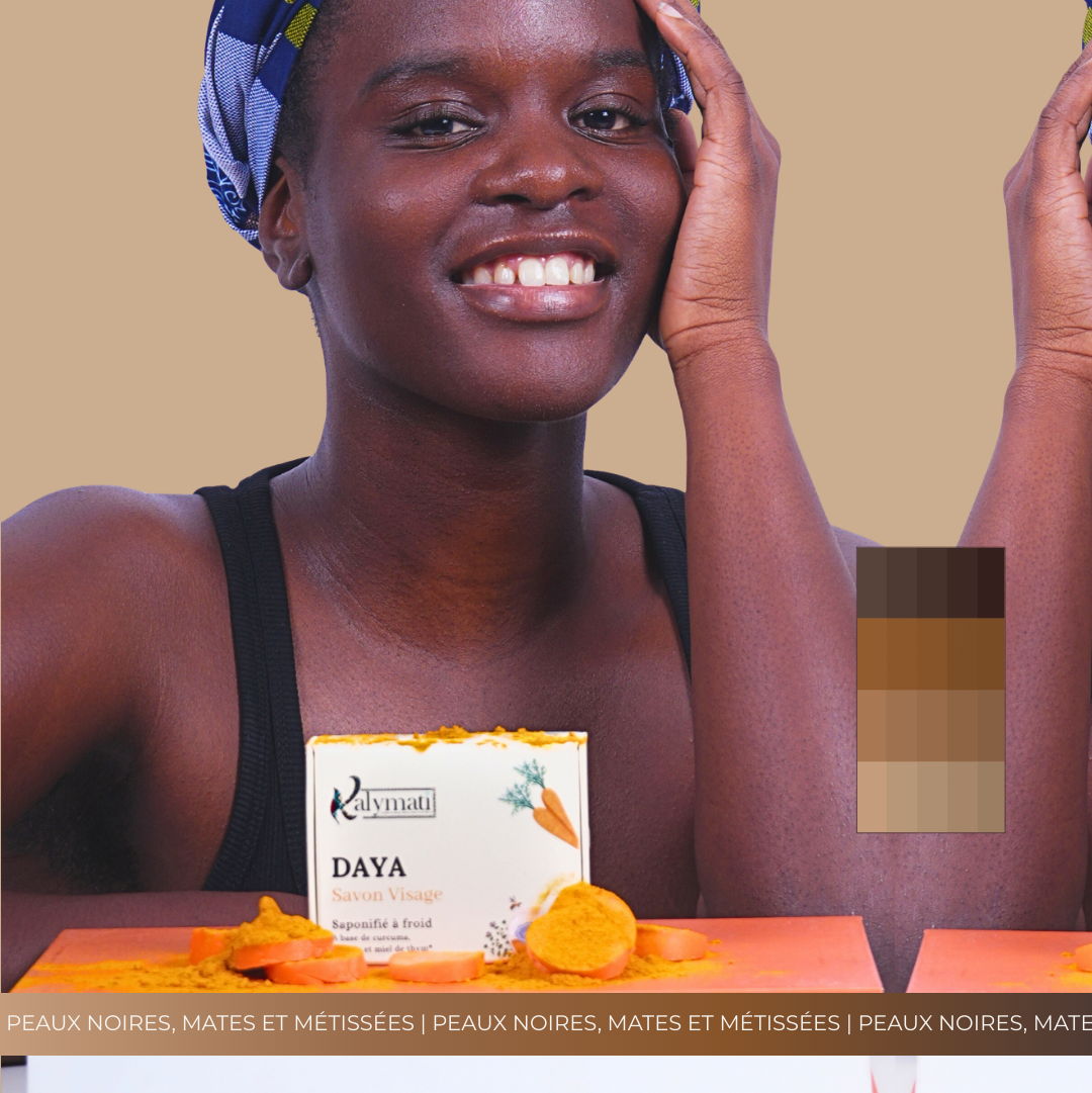 Savon visage DAYA – Peaux noires, mates et métissées
