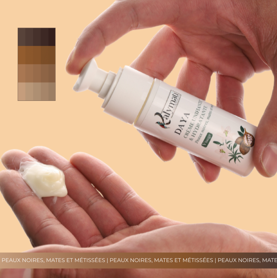 Crème unifiante et hydratante DAYA – Peaux noires, mates et métissées